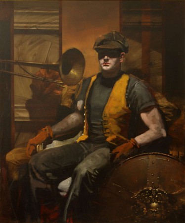 La armadura.   Óleo S/Tela  120 x 100 cms  2003